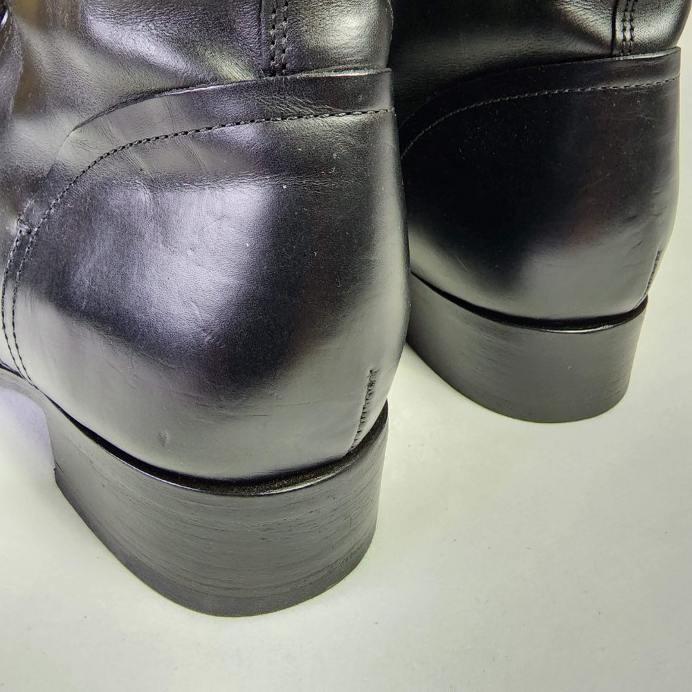 Buttero B1101 Black Leather Ankle Boots Made in Italy 41.5 - Picture 9 of 15